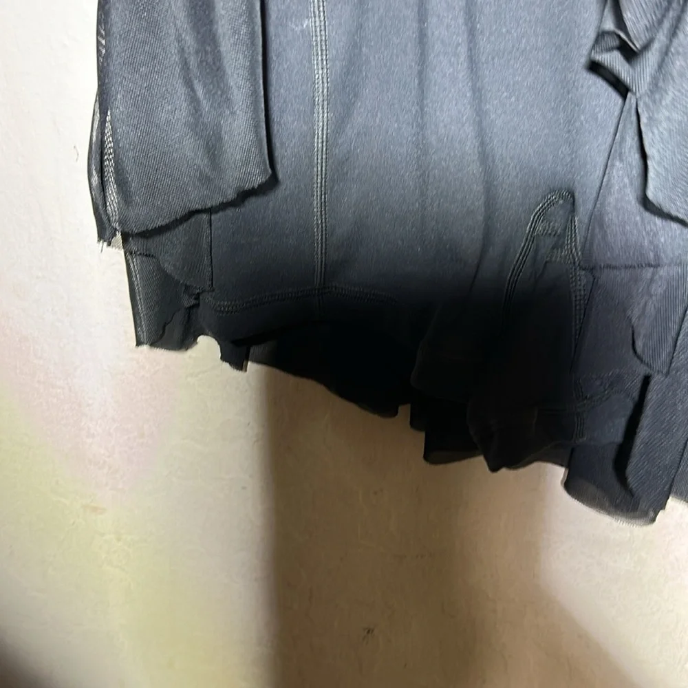 Elegant Black Mini Dress - Picture 9 of 11